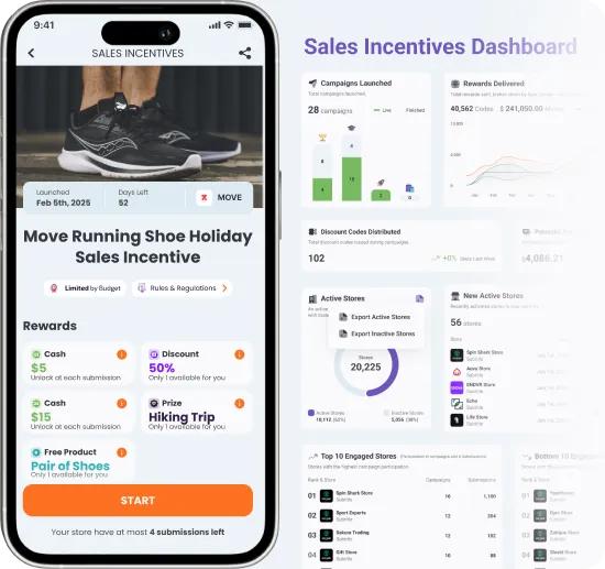 Sales Incentives - ENDVR platform